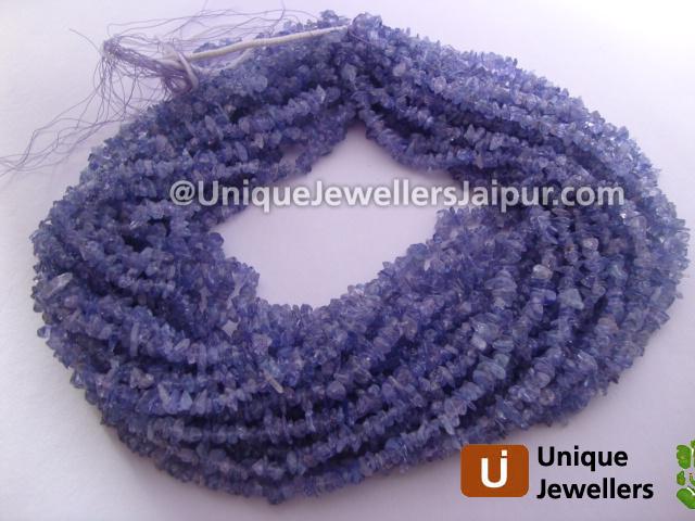 Tanzanite Uncut Chips Beads